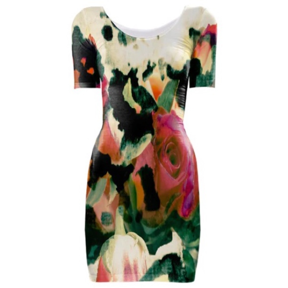 Original Print Bodycon Dress